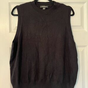 Ann Taylor Black Sleeveless Sweater Shell